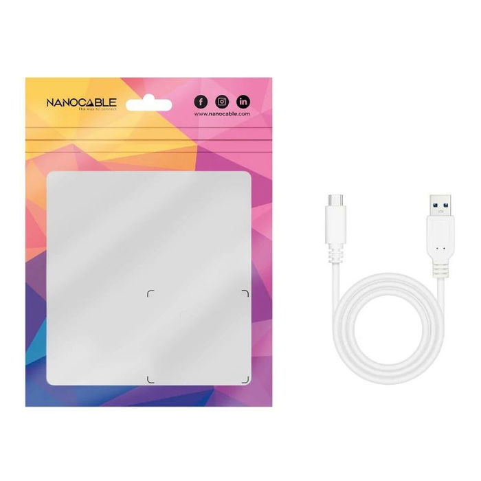 Câble USB-C vers USB NANOCABLE 10.01.4002-W 2 m Blanc