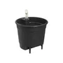 Elho Pot de fleurs rond Self-watering Insert 28 - Noir - Diamètre 27.7 x Hauteur 25.5 cm - Plastique - 9 litres