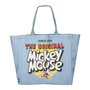 Disney - Sac shopping réutilisable Mickey Mouse Tote bag 48x43x17 cm - Polyester 70% Coton 30%