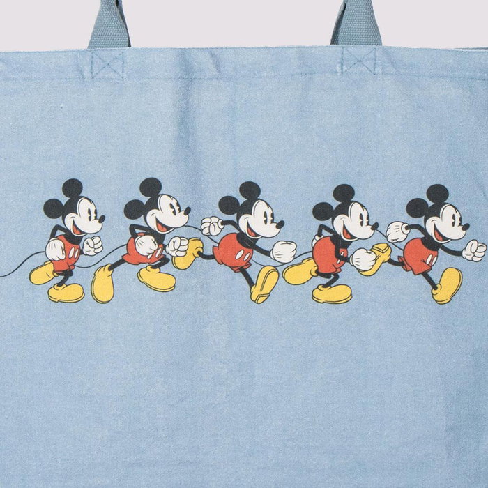 Disney - Sac shopping réutilisable Mickey Mouse Tote bag 48x43x17 cm - Polyester 70% Coton 30%