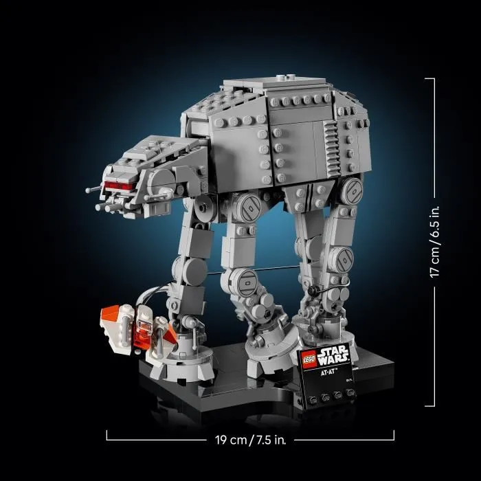 LEGO Set de Construction pour Adulte 75440 AT-AT Star Wars - Maquette du Marcheur AT-AT de la Bataille de Hoth avec Snowspeeder, Idée Cadeau LEGO Set de Construction pour Adulte 75440 AT-AT Star Wars - Maquette du Marcheur AT-AT de la Bataille de Hoth avec Snowspeeder, Idée Cadeau
