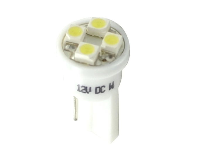 M-Tech Blister 2X Led L017W - W5W 4XSmd3528 Blanc 12V 0,32W