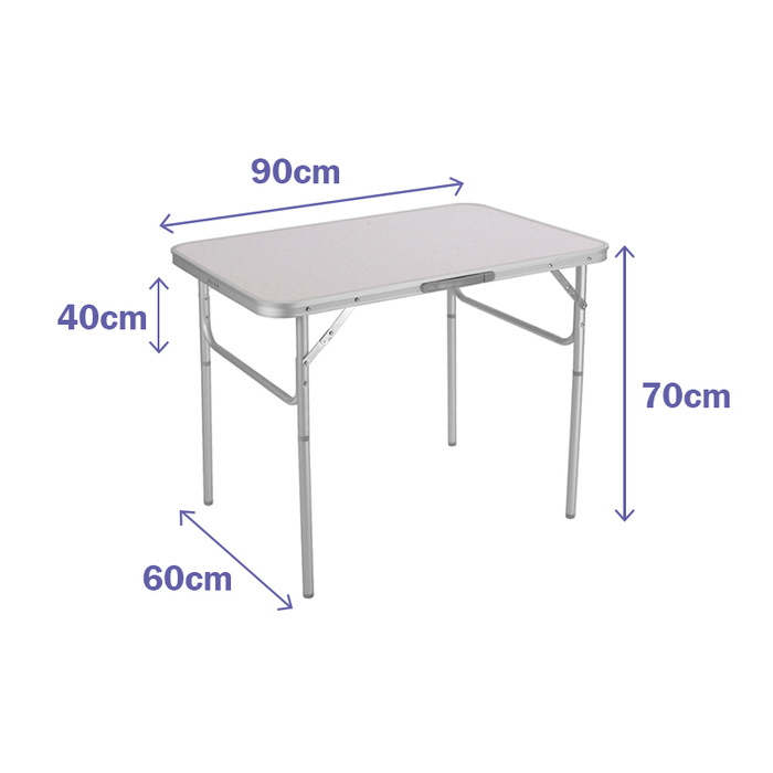 Marbueno 10014 Table Pliante Aluminium Camping et Plage 90x60x70 cm Marbueno 10014 Table Pliante Aluminium Camping et Plage 90x60x70 cm