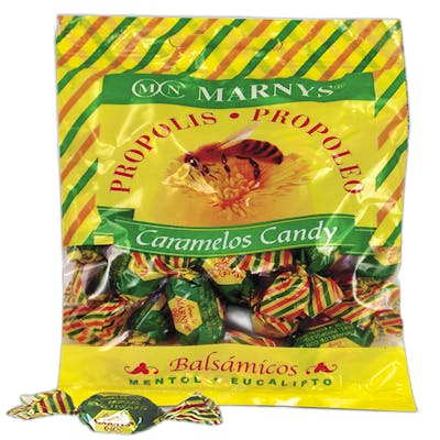 MARNYS Bonbons au Propolis, Miel, Menthol et Eucalyptus 60g