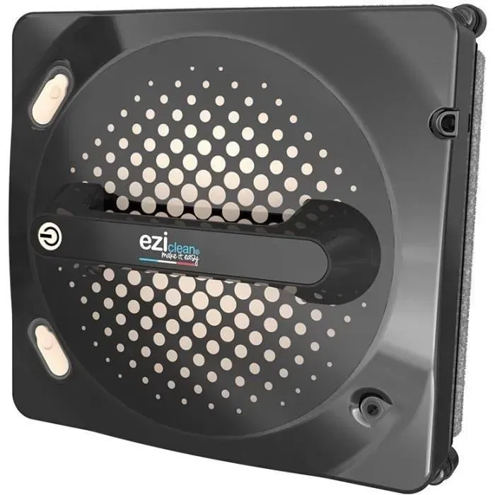 Eziclean Windobot S10 Vibra - Robot lave-vitres avec microfibres - 72 W, 65 dB, câble 4 m - Fabriqué en France - Noir