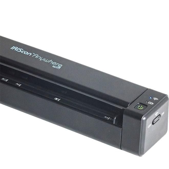 I.R.I.S. IRIScan Anywhere 6 Wifi - Scanner de documents portable autonome avec batterie - 300/600 dpi, WiFi et USB - Conversion Word/PDF/Excel - Très léger