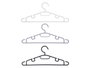 KIPIT Set de 6 Perchas Assorties - 3 Couleurs Neutres