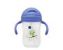 KioKids Taza Aprendizaje Step 3 Tasse d'Apprentissage 300 mL avec Poignées et Paille Anti-Colique, Bleue, pour Bébé dès 6 Mois