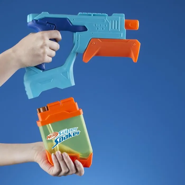 Nerf Super Soaker Dunk-Fill - Pack de 2 pistolets à eau à remplissage instantané facile - Jouet aquatique pour enfants à partir de 6 ans