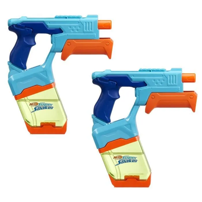 Nerf Super Soaker Dunk-Fill - Pack de 2 pistolets à eau à remplissage instantané facile - Jouet aquatique pour enfants à partir de 6 ans
