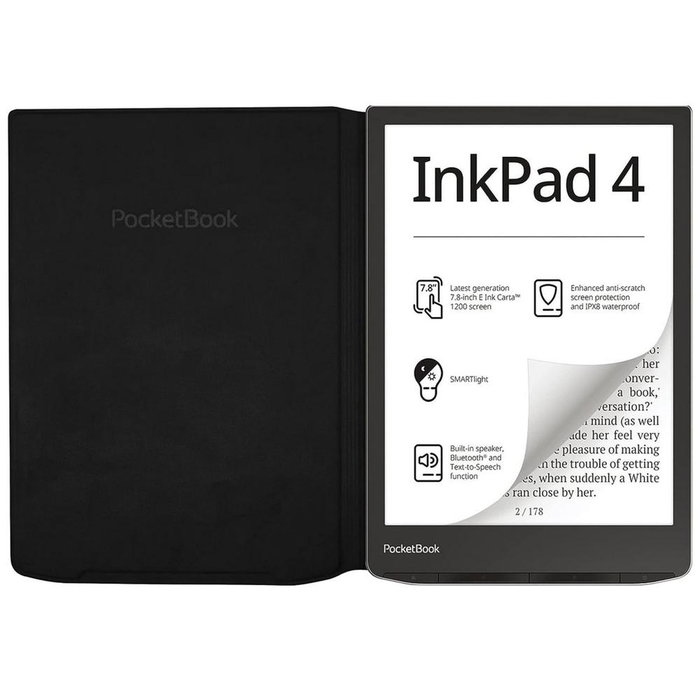 Pocketbook Inkpad 4 / Color 2 / 3 Funda 743 Flip Cover Noir 7.8" Pocketbook Inkpad 4 / Color 2 / 3 Funda 743 Flip Cover Noir 7.8"