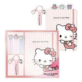 Hello Kitty Coffret de Papeterie pour Enfant, Set d'Accessoires Coloris Violet, Dès 3 ans