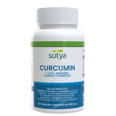 SOTYA Curcumine avec Gingembre, Cannelle et Poivre 550mg 60 capsules SOTYA Curcumine avec Gingembre, Cannelle et Poivre 550mg 60 capsules