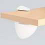 WOLFPACK LINEA PROFESIONAL Support de rayonnage A-178 70x105mm Blanc