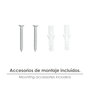 WOLFPACK LINEA PROFESIONAL Support de rayonnage A-178 70x105mm Blanc
