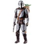 Hasbro Star Wars Mandalorian Électronique Figurine de 28 cm avec Effets Sonores, Grogu et Blasters - Version Multilingue