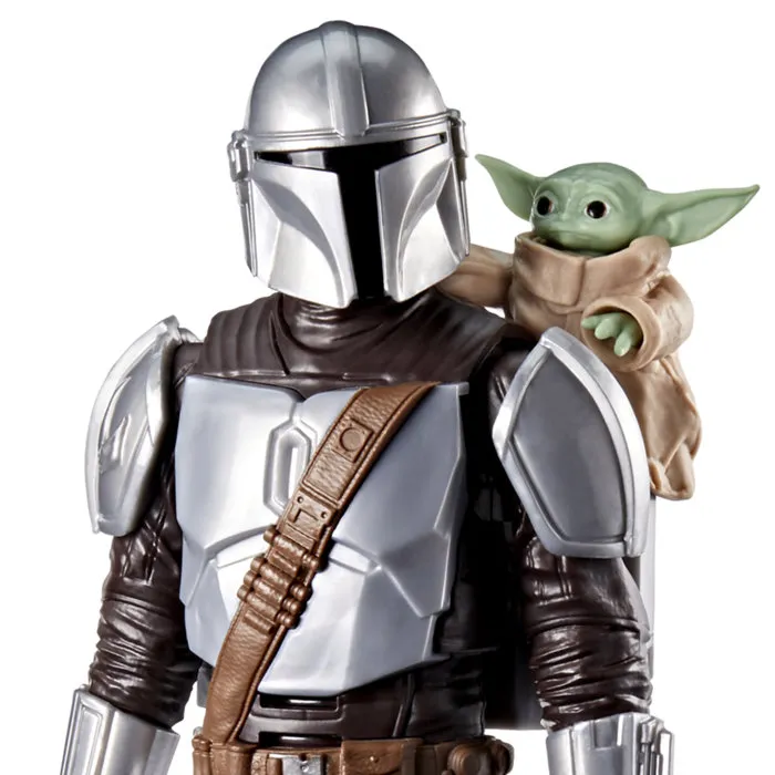 Hasbro Figurine interactive Star Wars The Mandalorian & Grogu 28 cm avec effets sonores - Jouet dès 4 ans