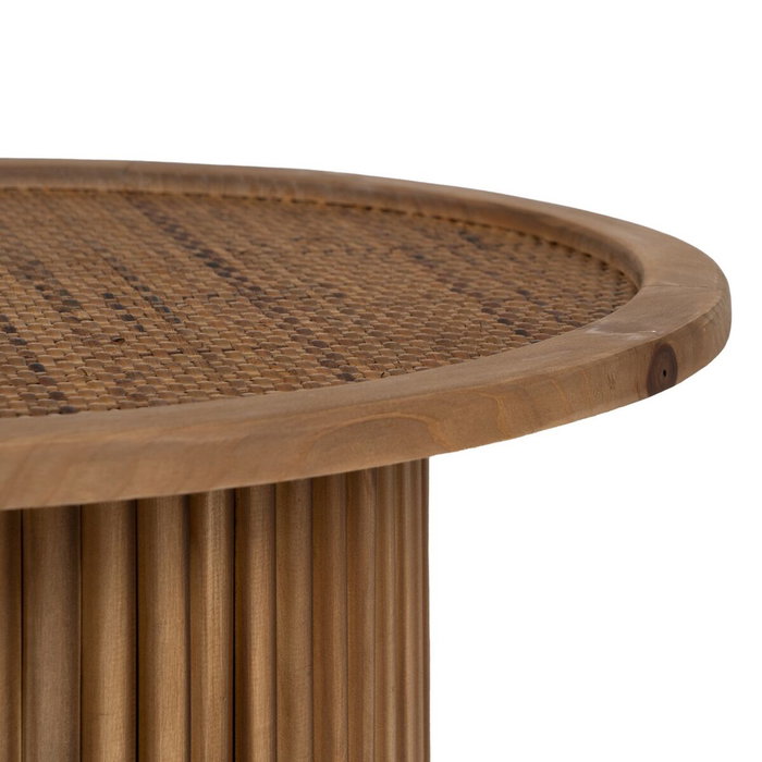 Petite Table d'Appoint Naturel 49,5 x 49,5 x 50 cm Petite Table d'Appoint Naturel 49,5 x 49,5 x 50 cm