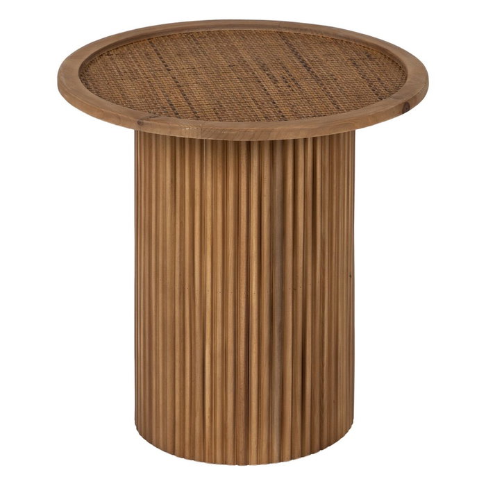 Petite Table d'Appoint Naturel 49,5 x 49,5 x 50 cm Petite Table d'Appoint Naturel 49,5 x 49,5 x 50 cm