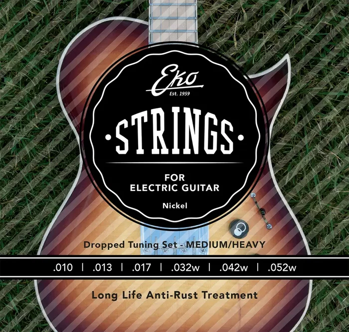 EKO Réf. Nickel Regular 10-52 Jeu de cordes pour guitare électrique
