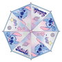 Cerdà Parapluie manuel Poe Burbuja Stitch 45 cm - Bleu