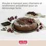 Zenker - Set de 3 Moules à Charnière Ronds Antiadhésifs Noir Métallisé - 20 cm, 24 cm, 28 cm - Pour Gâteaux à Étages