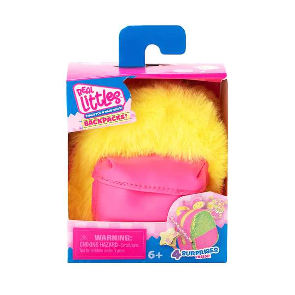 Real Littles - Mochila Neon - Modèles assortis - Sac à dos jouet fluorescent pour enfant à partir de 5 ans