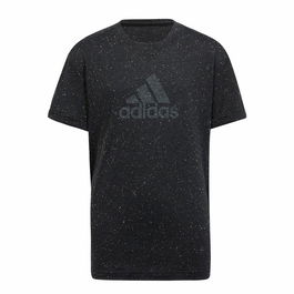 T shirt à manches courtes Enfant Adidas Noir