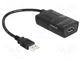 DELOCK Isolateur USB 2.0 - 0,15m - Noir