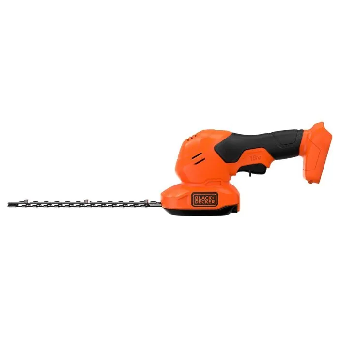 Black + Decker BCSS18B-XJ - Cisaille à gazon et sculpte-haies sans fil 2 en 1 - Outil de jardin - 18V - Sans batterie
