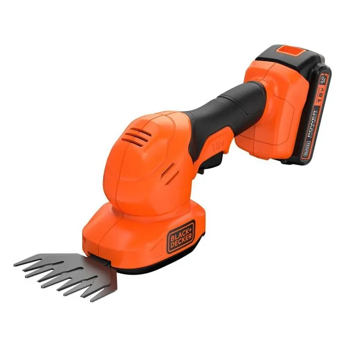 Black + Decker BCSS18B-XJ - Cisaille à gazon et sculpte-haies sans fil 2 en 1 - Outil de jardin - 18V - Sans batterie