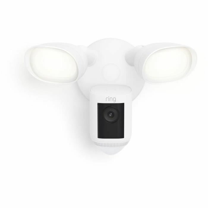 Ring Spotlight Cam Pro Plug-in, Vision nocturne couleur, Noir Ring Spotlight Cam Pro Plug-in, Vision nocturne couleur, Noir