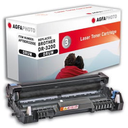 AgfaPhoto Unité de tambour DR-3200 compatible Brother, Noir