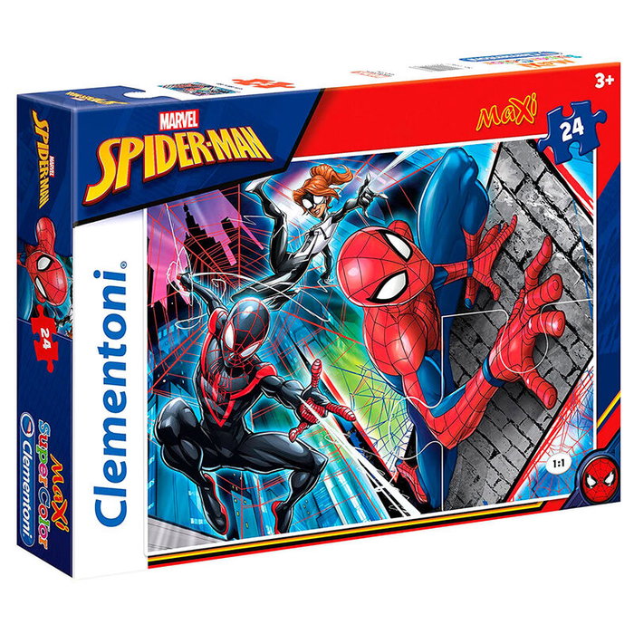 CLEMENTONI Puzzle Spiderman Marvel - 24 pièces Maxi - 62 x 42 cm