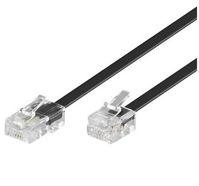 MicroConnect MPK463S - Câble de télécommunication RJ11 vers RJ45 Mâle/Mâle, 15 mètres, Noir MicroConnect MPK463S - Câble de télécommunication RJ11 vers RJ45 Mâle/Mâle, 15 mètres, Noir