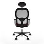 Chaise de Bureau avec Appui-tête Jorquera Piqueras y Crespo 1D036N1 Bordeaux