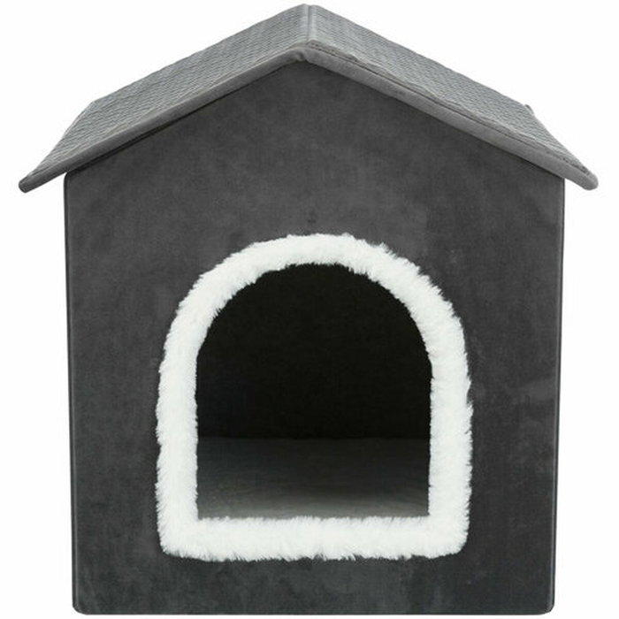 Trixie Maison pour animaux Livia Gris et Blanc 38x41x44 cm