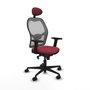 Piqueras y Crespo Chaise de Bureau avec Appui-tête Jorquera 2D036N1 Bordeaux