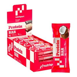 NUTRISPORT Barres protéinées coco (boîte de 24 unités)