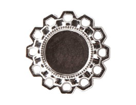 Epiphany Crafts Montures métalliques argentées 14 mm