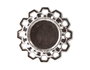 Epiphany Crafts Montures métalliques argentées 14 mm