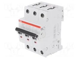 ABB Disjoncteur MCB 16A 3P 400VAC 6kA
