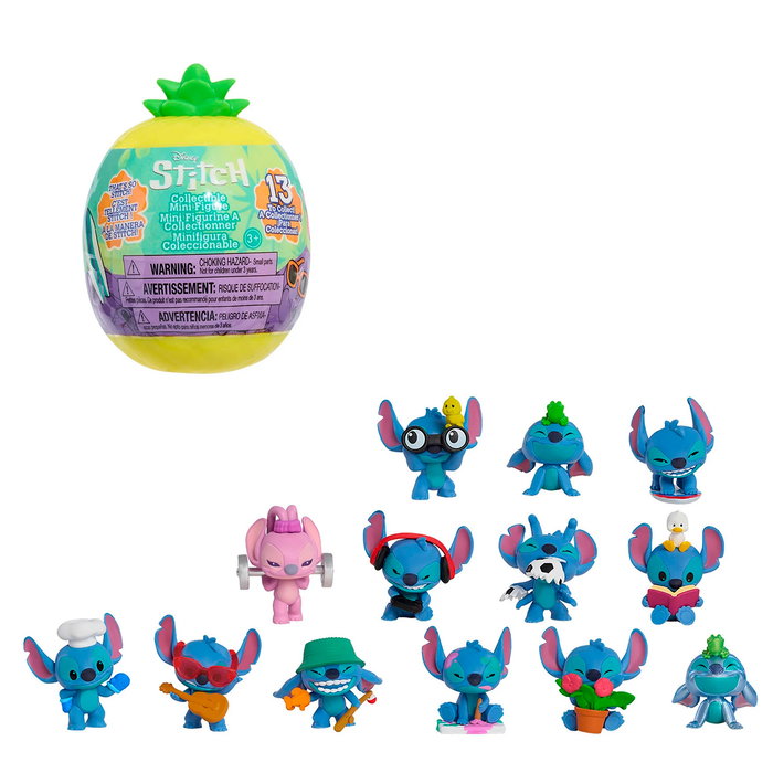Just Play - Capsule à figurine surprise Disney Stitch Saison 4 Loisirs - Figurine collection 5 cm - Set de 13 poses - Jouet pour enfant dès 3 ans - Réf. 46227 Just Play - Capsule à figurine surprise Disney Stitch Saison 4 Loisirs - Figurine collection 5 cm - Set de 13 poses - Jouet pour enfant dès 3 ans - Réf. 46227