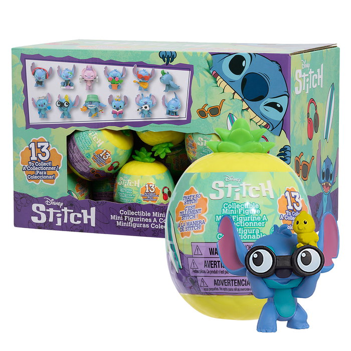 Just Play - Capsule à figurine surprise Disney Stitch Saison 4 Loisirs - Figurine collection 5 cm - Set de 13 poses - Jouet pour enfant dès 3 ans - Réf. 46227 Just Play - Capsule à figurine surprise Disney Stitch Saison 4 Loisirs - Figurine collection 5 cm - Set de 13 poses - Jouet pour enfant dès 3 ans - Réf. 46227