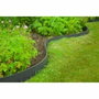 Nature Borderfix Bordure de jardin Noir 12 m x 12 cm