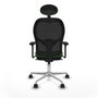 Piqueras y Crespo Chaise de Bureau avec Appui-tête Jorquera 3D086N1 Vert