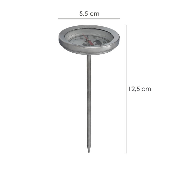WOLFPACK LINEA PROFESIONAL Thermomètre de cuisine Oryx avec sonde