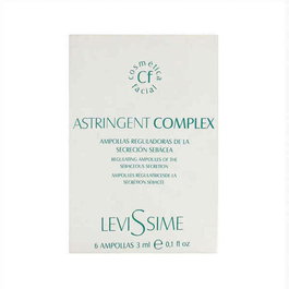 Levissime Astringent Complex - Soin correctif anti-acné - 6 ampoules de 3 mL - Action kératolytique, antiseptique et cicatrisante
