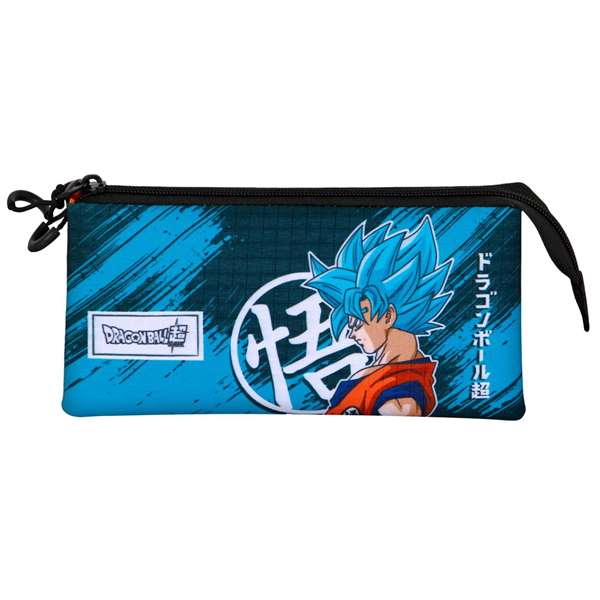 Karactermania Trousse triple Dragon Ball 3 compartiments à fermeture éclair, dimensions 11x23x8 cm pour matériel de dessin Karactermania Trousse triple Dragon Ball 3 compartiments à fermeture éclair, dimensions 11x23x8 cm pour matériel de dessin