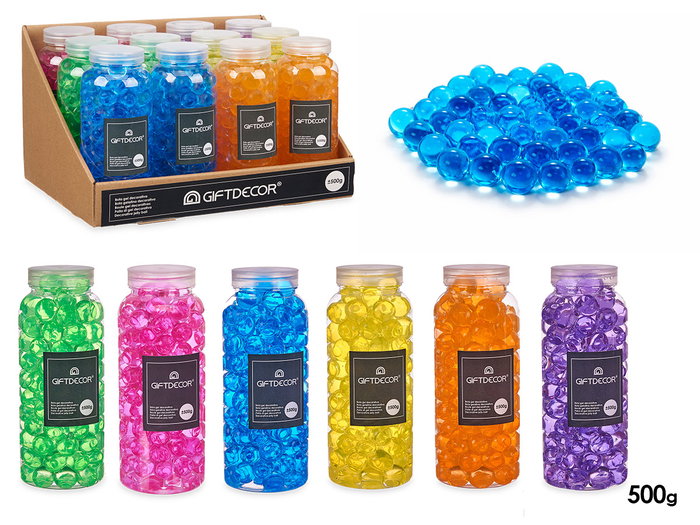 GIFTDECOR Lot de 24 Gel Décoratif Assorti 500g GIFTDECOR Lot de 24 Gel Décoratif Assorti 500g
